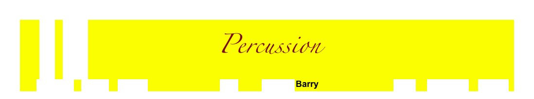     首頁 Home                           Percussion
        REFRESH    Works    Service                                    中文            Contact Barry                                     Gear      Concerts     Photos